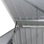 Mülltonnenbox / Gerätehaus - Farbe: anthrazit, Länge: 2350 mm, Breite: 1000 mm, Höhe: 1300 mm 