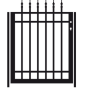 Stahlzaun Tür Seattle 1-flügelig - Höhe: 100 cm