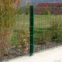 Zaunpfosten Mod. A - Ausführung: grün beschichtet, für Zaunhöhe: 143 cm, Länge: 200 cm, Befestigungspunkte: 8