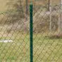 Zaunpfosten Mod. Dingo - Ø: 38 mm, für Zaunhöhe: 200 cm, Pfostenlänge: 260 cm, Ausführung: grün beschichtet, Anwendung: zum Einbetonieren