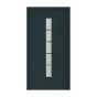 Alu-Kunststoff Haustür Fortuna - 1100 x 2100 mm (B x H) - Farbe: anthrazit, Anschlag: DIN-rechts