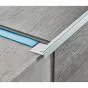 Stufenleiste Alu für 5 mm Böden - Farbe: silber, Länge: 2700 mm