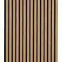 Akustikpaneele für Decke & Wand - Modell: Eiche hell - künstliches Holzfurnier, Maße: 2400 x 600 x 21 mm, Stück: 2, Packungsinhalt: ca. 2,88 m²