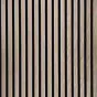 Akustikpaneele für Decke & Wand - Modell: Mittelbraun - künstliches Holzfurnier, Maße: 2400 x 600 x 21 mm, Stück: 2, Packungsinhalt: ca. 2,88 m²
