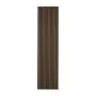 Akustikpaneele für Decke & Wand - Modell: Mittelbraun - künstliches Holzfurnier, Maße: 2400 x 600 x 21 mm, Stück: 2, Packungsinhalt: ca. 2,88 m²
