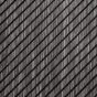Akustikpaneele mit diagonalem Muster - Modell: Grau meliert, Maße: 600 x 600 x 9,4 mm, Stück: 10, Packungsinhalt: ca. 3,6 m²