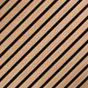 Akustikpaneele mit diagonalem Muster - Modell: Kirsche, Maße: 600 x 600 x 9,4 mm, Stück: 10, Packungsinhalt: ca. 3,6 m²