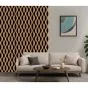 Akustikpaneele für Decke & Wand - Modell: Kirsche - künstliches Holzfurnier, Maße: 2400 x 600 x 21 mm, Stück: 2, Packungsinhalt: ca. 2,88 m²