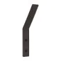 Garderobenhaken aus Metall - schwarz matt, 150 mm