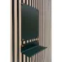 Magnettafel inkl. Ablage aus Metall - schwarz, 360 x 520 mm