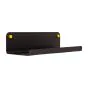 Ablage aus Metall - schwarz, 360 x 140 mm