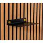 Ablage aus Metall - schwarz, 200 x 120 mm