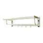 Garderoben-Ablagesystem aus Metall - silber, 560 x 200 mm