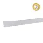 Alu Abstandhalter 44,4 mm - Farbe: grau 5S, Länge: 100 cm