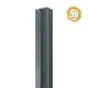 Alu U-Profil 2-teilig für 44 mm Profile - Farbe: anthrazit 5S, Länge: 100 cm