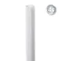 Alu U-Profil beweglich für 44 mm Profile - Farbe: grau, Länge: 200 cm