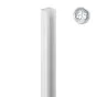 Alu U-Profil für 44 mm Profile - Farbe: grau, Länge: 100 cm