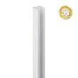 Alu U-Profil für 44 mm Profile - Farbe: grau 5S, Länge: 200 cm