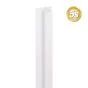 Alu U-Profil stirnseitige Montage für 44 mm Profile, Ausführung: Mittelsteher  - Farbe: grau 5S, Länge: 100 cm