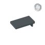 U-Profil Abdeckkappen stirnseitig für U-Profil: 20 mm - Farbe: anthrazit