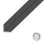 Alu L-Winkel - Abmessungen: 20 x 20 x 2 mm, Farbe: anthrazit