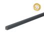 Alu Einschubleiste für Lochblech - Länge: 60 cm, Farbe: anthrazit 5S
