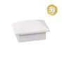 Alu Ornament Abdeckkappe Verona  - Farbe: grau 5S, Form: Pyramide, Querschnitt: 44 x 30 mm