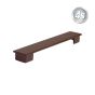 Alu Latten Abdeckkappe flach Norwich - Farbe: schokobraun, für Alu Latten: 120 mm