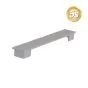 Alu Latten Abdeckkappe flach Norwich  - Farbe: dunkelgrau 5S, für Alu Latten: 120 mm