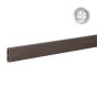 Alu Abschlussprofil 80 x 20 mm - Farbe: schokobraun, Länge: 250 cm
