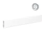 Alu Nut & Federprofil 80 x 20 mm  - Farbe: weiß, Länge: 300 cm