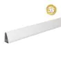 Alu Lamellen Profil 44 x 80 mm - Farbe: grau 5S, Länge: 300 cm