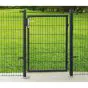 Rohrrahmentor Basic 1-flügelig - Ausführung: anthrazit beschichtet, Höhe: 123 cm, Durchgangslichte: ca. 87 cm