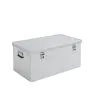 Alu Transportbehälter Mod. BJ - Heimwerkerausführung  - Außenmaß LxBxH: 900 x 490 x 380 mm, Rauminhalt: 140 l