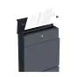 Briefkasten für Bodenmontage Mod. BK-115 - Farbe: anthrazit, Edelstahltür