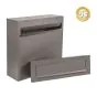 Briefkasten Mod. BK-38 - Farbe: dunkelgrau 5S RAL 9007