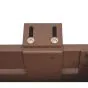 Aluminium Blumenkasten-Bausatz Mod. Dublin – Farbe: braun (RAL 8007), max. Breite: 100 cm