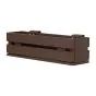 Aluminium Blumenkasten-Bausatz Mod. Dublin – Farbe: braun (RAL 8007), max. Breite: 100 cm