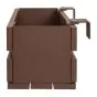 Aluminium Blumenkasten-Bausatz Mod. Dublin – Farbe: braun (RAL 8007), max. Breite: 100 cm
