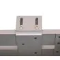 Aluminium Blumenkasten-Bausatz Mod. Dublin – Farbe: dunkelgrau (RAL 9007) 5S, max. Breite: 100 cm