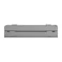Aluminium Blumenkasten-Bausatz Mod. Dublin – Farbe: grau (RAL 7047) 5S, max. Breite: 100 cm