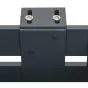 Aluminium Blumenkasten-Bausatz Mod. Liverpool – Farbe: anthrazit (RAL 7016), max. Breite: 100 cm