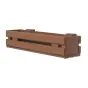 Aluminium Blumenkasten-Bausatz Mod. Liverpool – Farbe: braun (RAL 8007), max. Breite: 100 cm