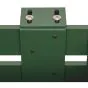 Aluminium Blumenkasten-Bausatz Mod. Liverpool – Farbe: grün (RAL 6005), max. Breite: 100 cm