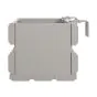 Aluminium Blumenkasten-Bausatz Mod. Liverpool – Farbe: grau (RAL 7047), max. Breite: 100 cm