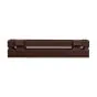Aluminium Blumenkasten-Bausatz Mod. Liverpool – Farbe: schokobraun (RAL 8017), max. Breite: 100 cm