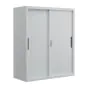 Büroschrank Mod. Elisa mit 2 versperrbaren Schiebetüren - Breite: 900 mm, Höhe: 1050 mm, Tiefe: 400 mm