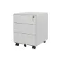 Rollcontainer Mod. Elisa mit 3 versperrbaren Schubladen - Breite: 390 mm, Höhe: 538 mm, Tiefe: 520 mm