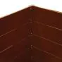 Alu Hochbeet  Veronika - max. Abmessungen: 250 x 125 cm, Höhe: 75 cm, Farbe: braun