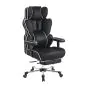 Gamingstuhl Nimbus - Abmessungen: 72,5 x 121-127 x 80 cm, Farbe: schwarz